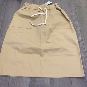 Oat & Fort beige mid skirt